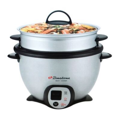 Binatone Multi-Cooker: 1.8L Electric Rice Cooker with Steamer, Keep-Warm