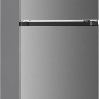 11.6 Cu.Ft Double Door Refrigerator: Stainless Steel, Frost Free, Large Freezer