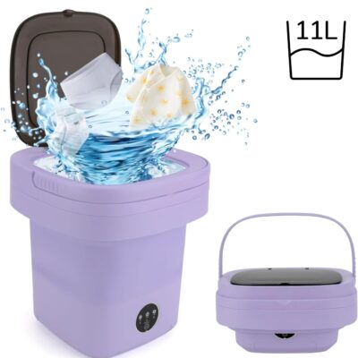 Ultrasonic Washing Machine: Portable Mini Washer for Efficient & Gentle Cleaning