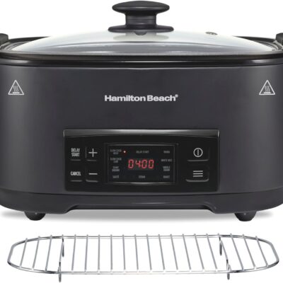 9-in-1 Multi-Cooker: 6.5L, 1350W, Slow Cooker, Steamer & More