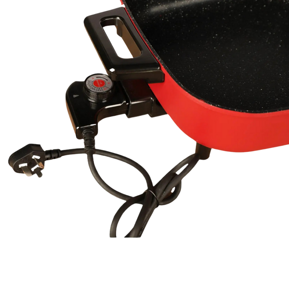 German Plus Electric Pan: 40cm, 12L Multifunctional Cooker, 1500W