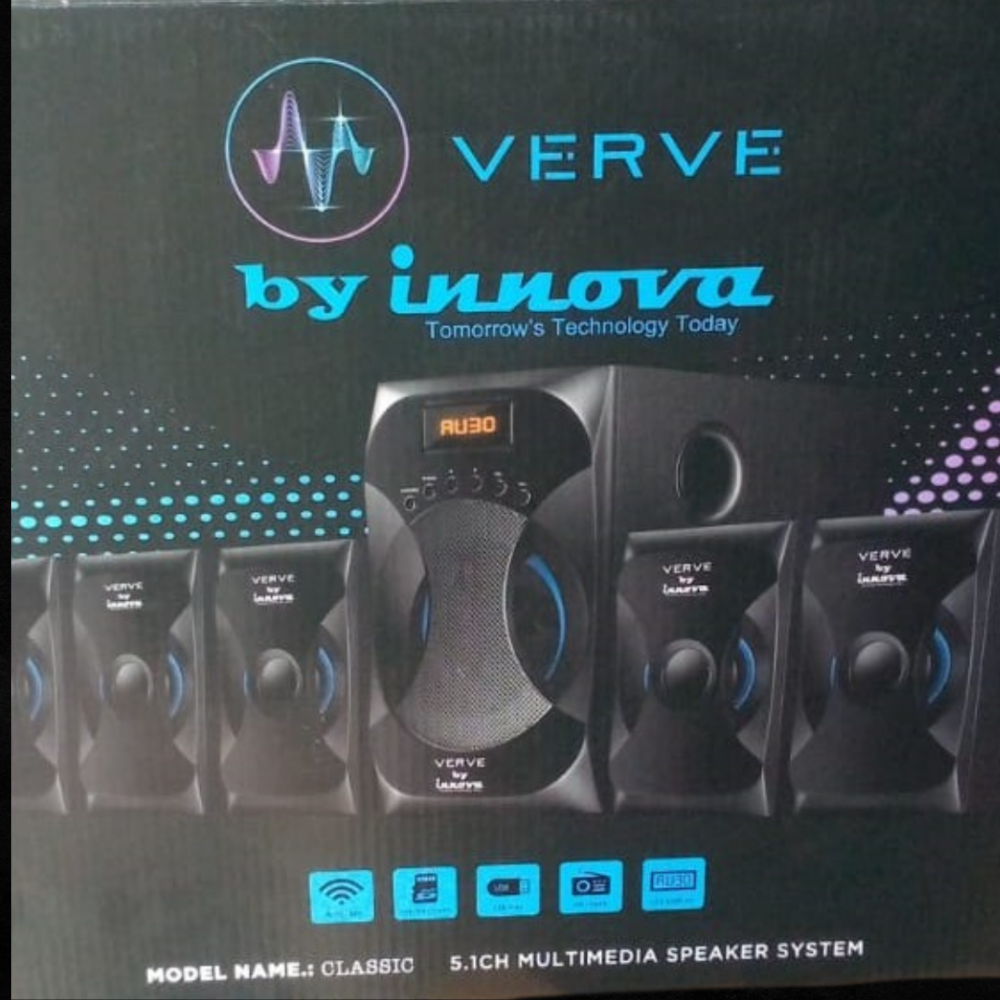 Verve by Innova 5.1CH Speaker: Multimedia System, Bluetooth, USB, Powerful Audio