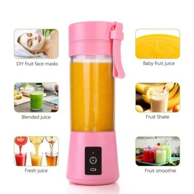 Portable USB Juicer: Rechargeable Smoothie Blender for Travel & Home