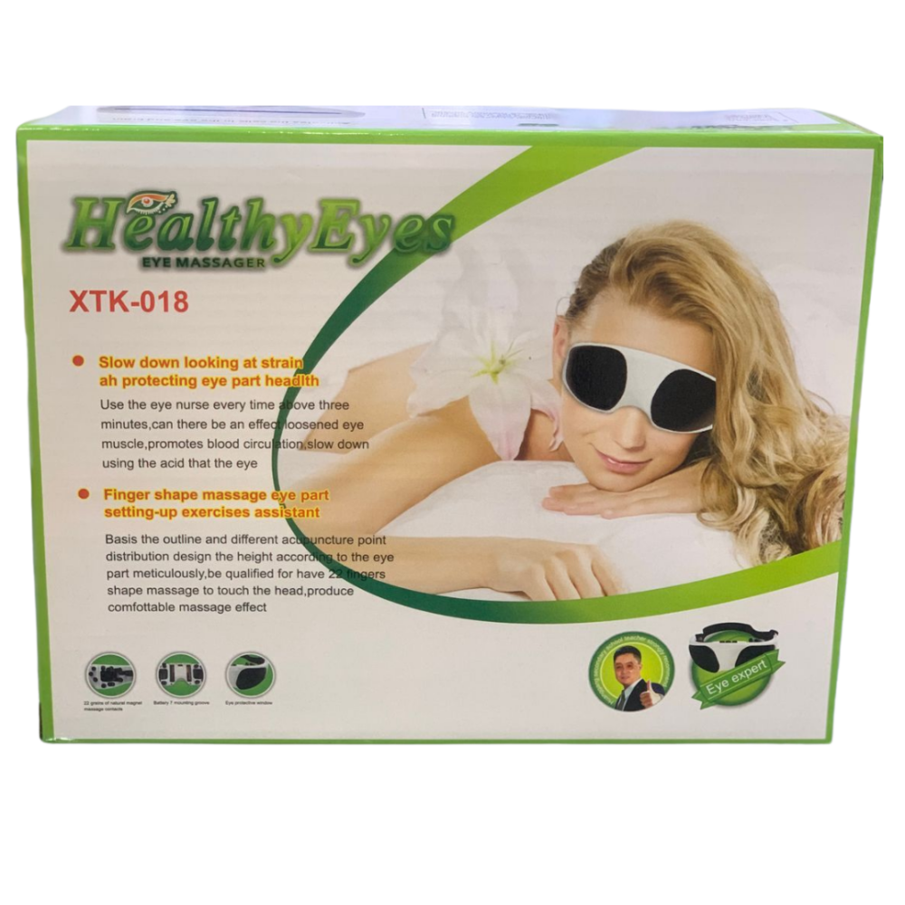 Healthy Eyes Massager: Smart EMS, Portable Eye Care for Strain Relief