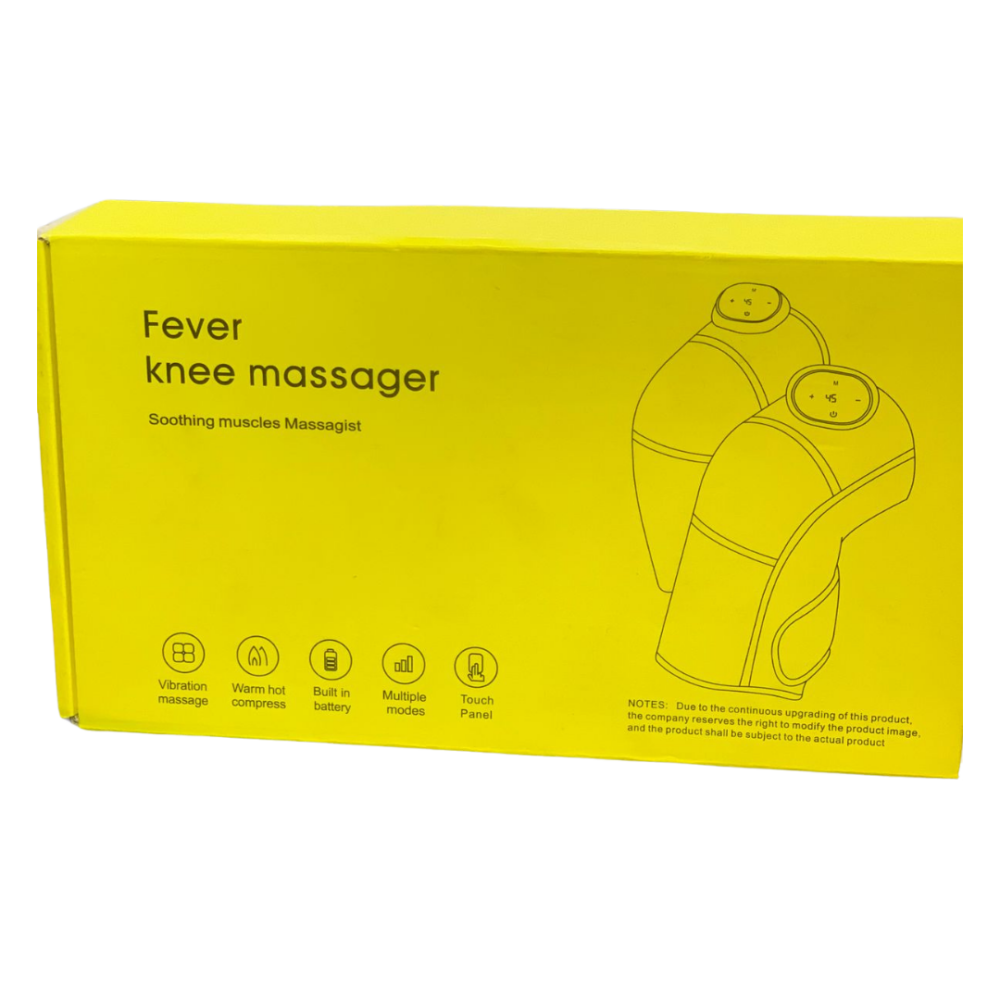 Fever Knee Massager: Soothing Vibration, Heat Compress, Joint Pain Relief