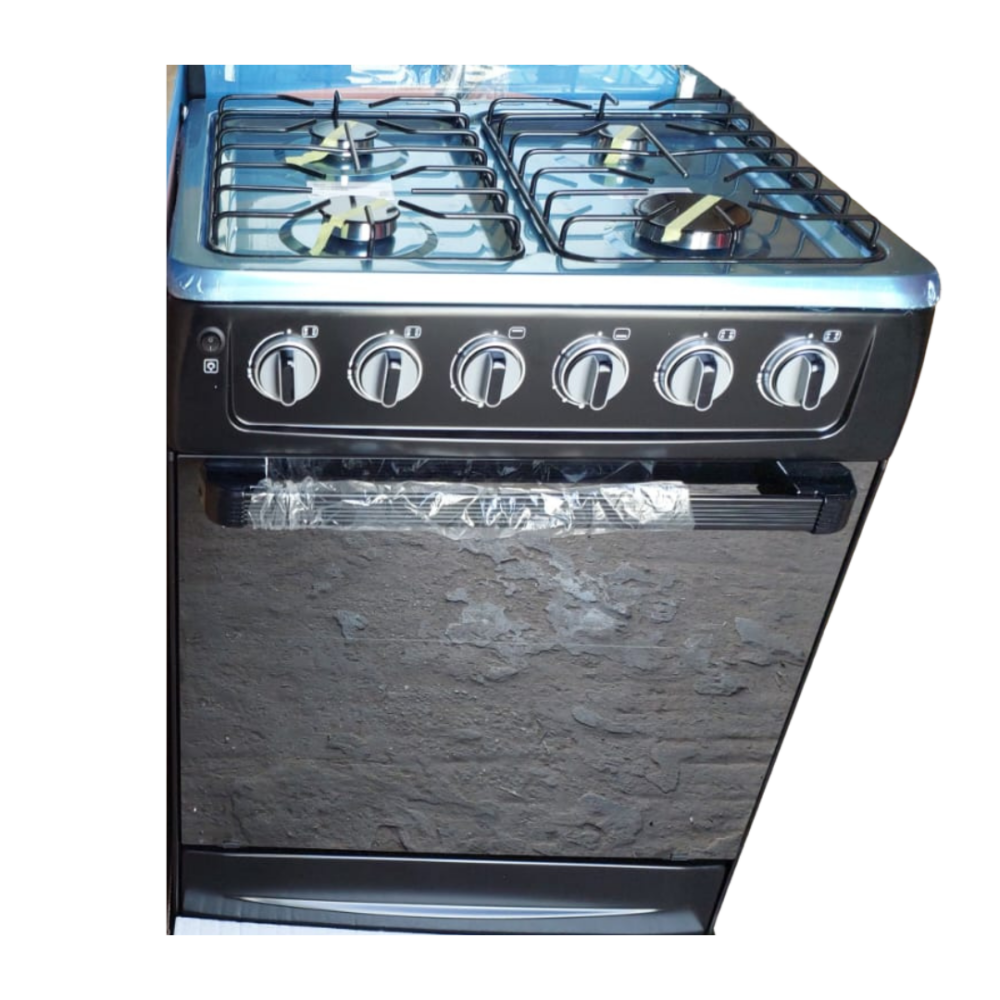 Innova Four Burner Gas Cooker: Oven & Grill, Auto Ignition, Stainless Steel