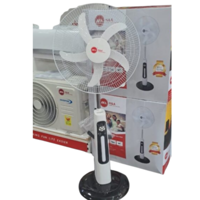 18 Inch Rechargeable Fan: H&A, 9 Speed, Remote Control, 3-10 Hour Run Time