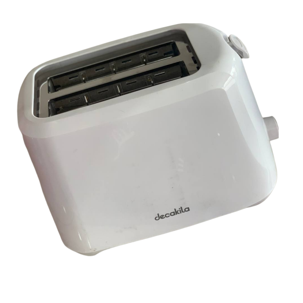 Decakila 2-Slice Toaster: 6 Shade Settings, Removable Tray, Quick Toasting