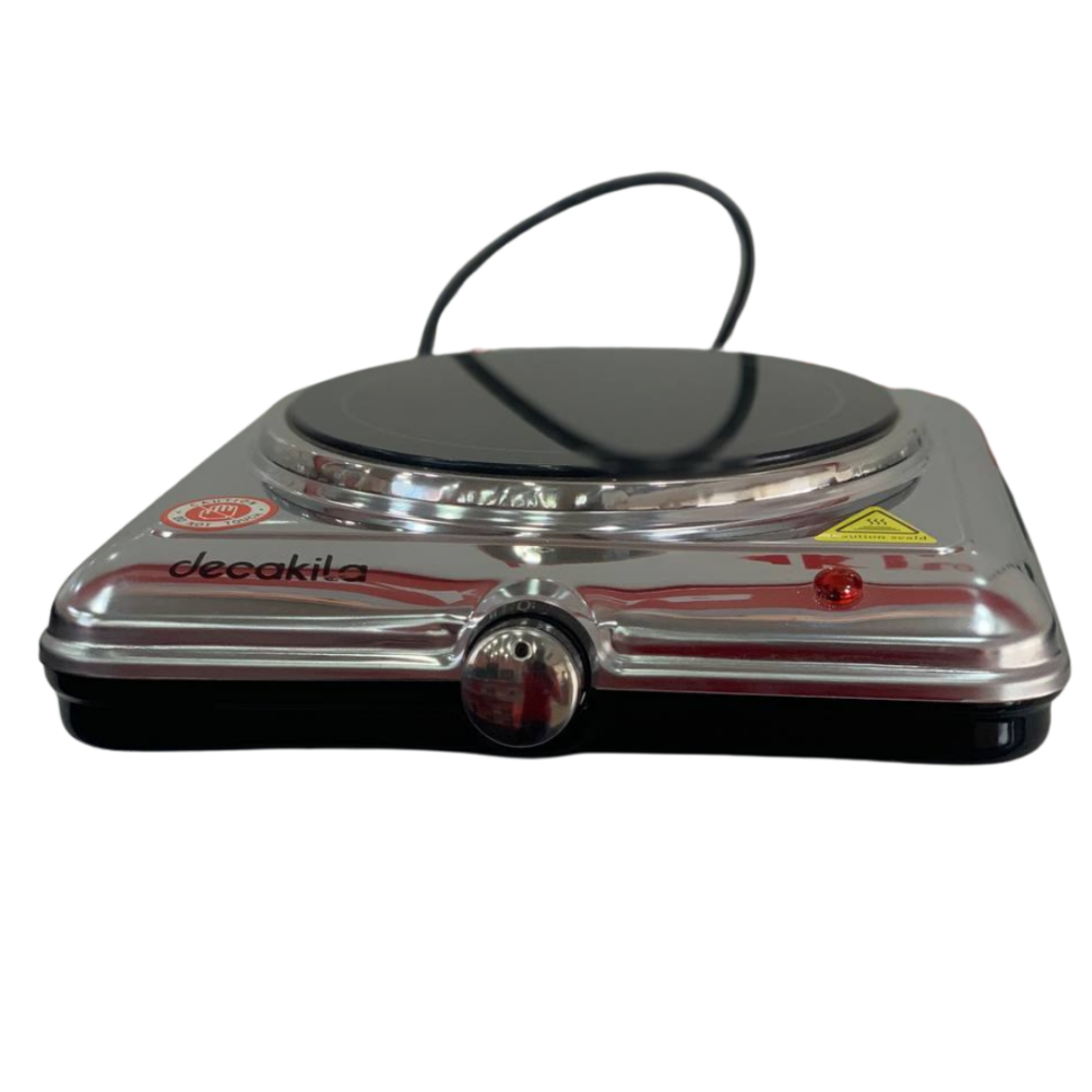 Decakila Ceramic Cooker: 1200W Portable Hot Plate, Easy to Control, Home/Office