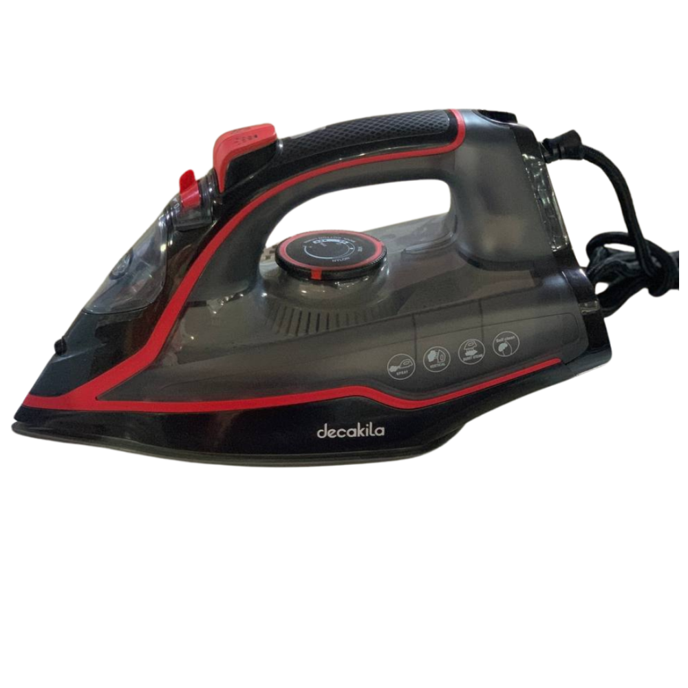 Decakila Steam Iron 2000-2400W: Powerful Steam, Non-Stick, Wrinkle Removal