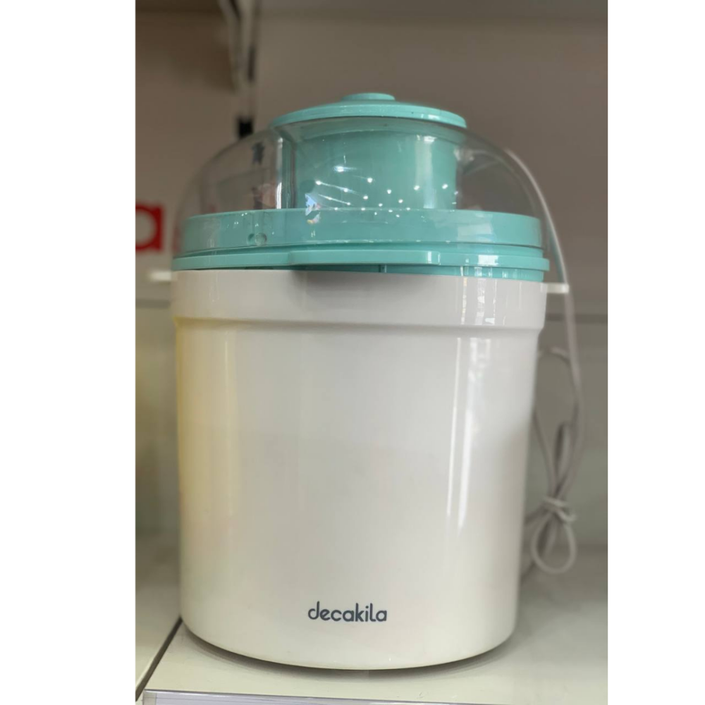 Decakila Ice Cream Maker: 1.5L, Homemade Ice Cream, Easy to Clean