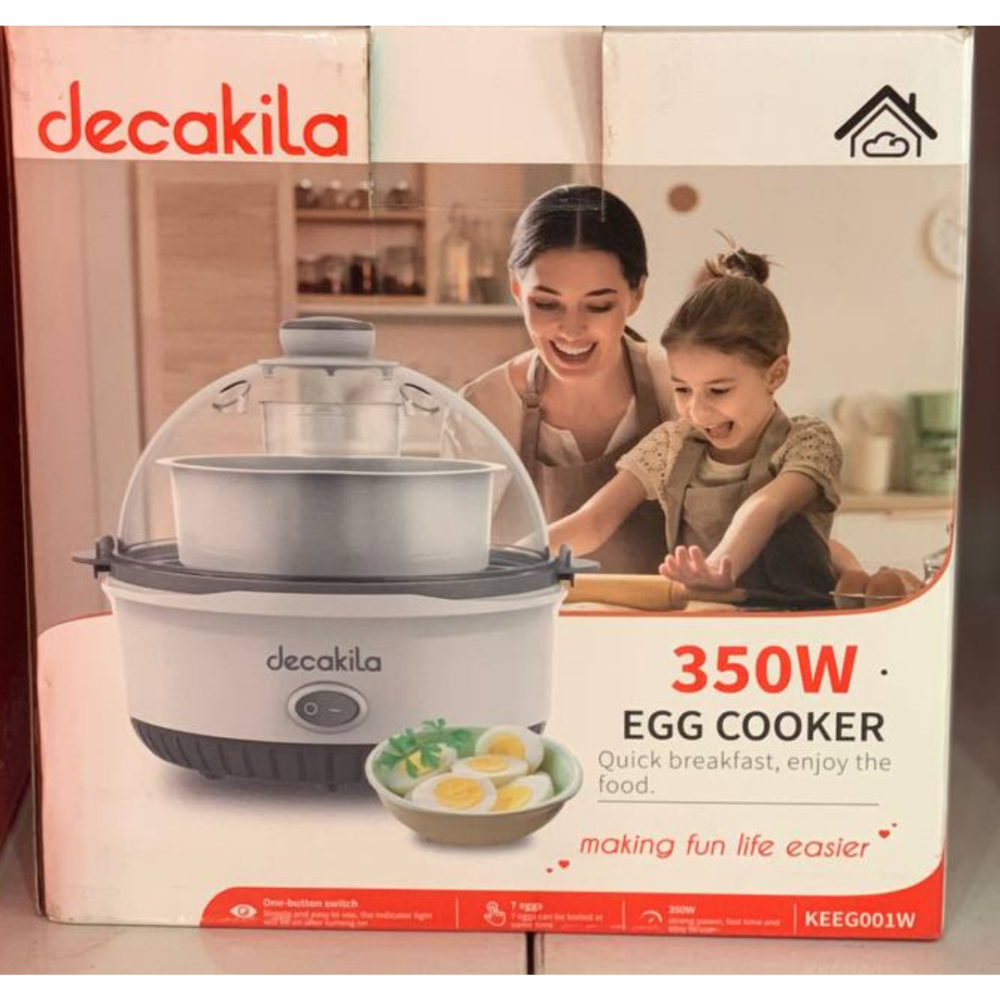 Decakila Egg Cooker: 7-Egg Capacity, 350W, Quick & Easy Breakfast
